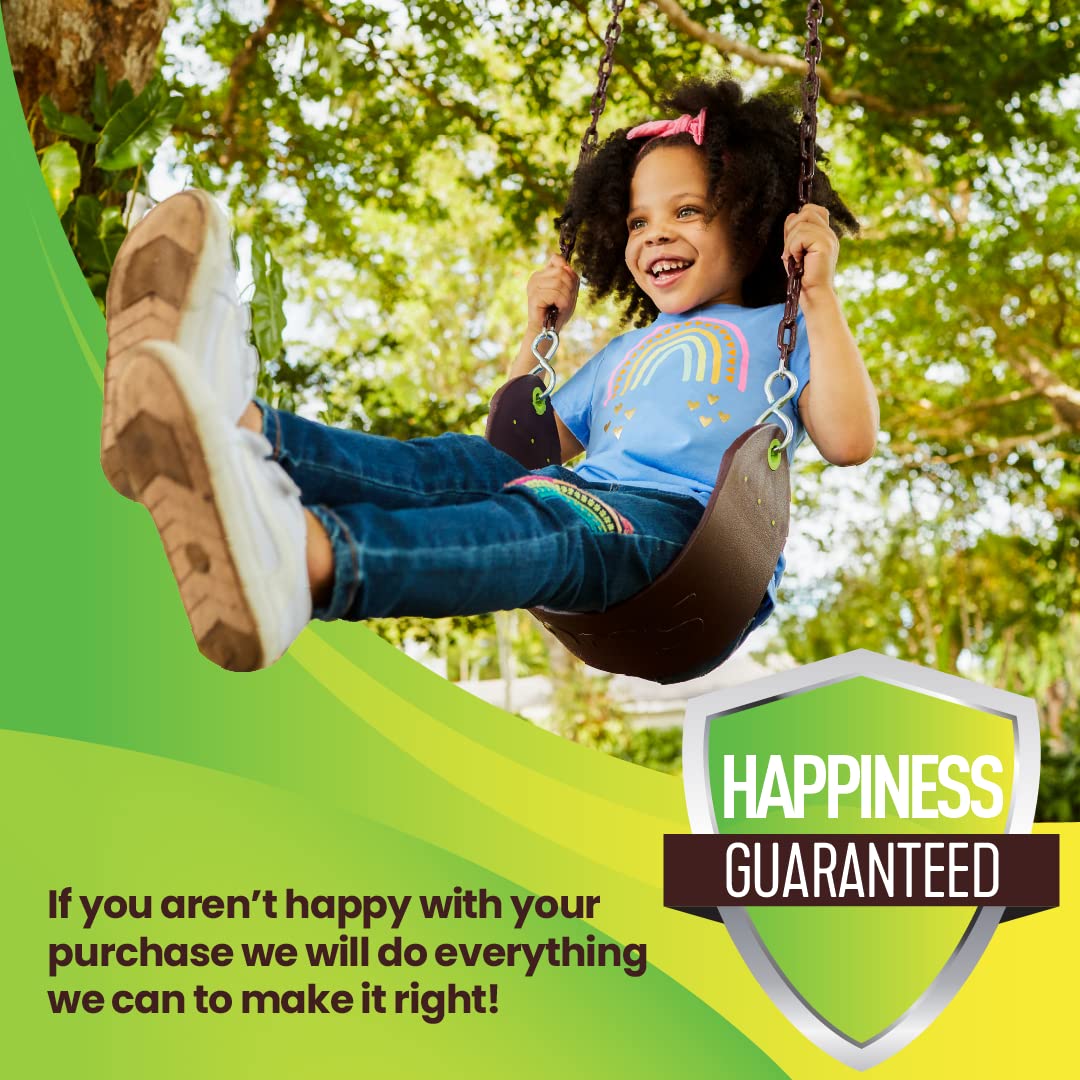 Swurfer Tree Swing Hammock Straps –Hanging Kit for Hammock, Tree Swings, Durable, Weatherproof, Rust Free, Secure Lock Snap Carabiners Included, Weight Limit 2200 lbs Per Strap (3 Feet - 2 Straps) Swurfer