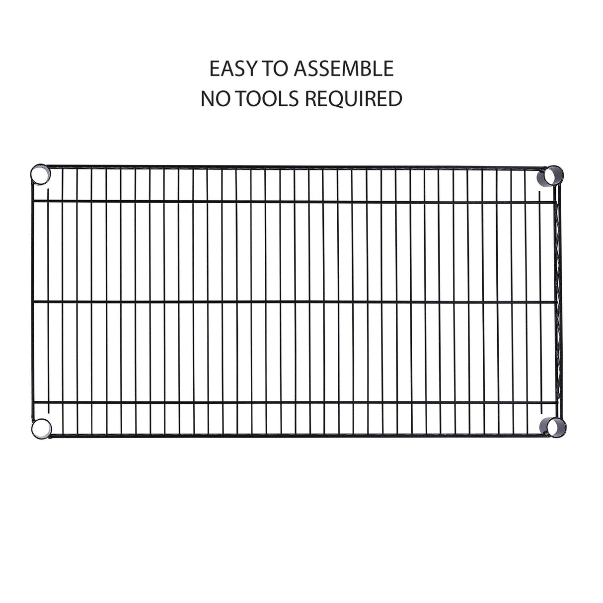 Alera 5-Shelf Wire Shelving Kit with Casters and Shelf Liners, 36w X 18d X 72h, Black Anthracite Alera