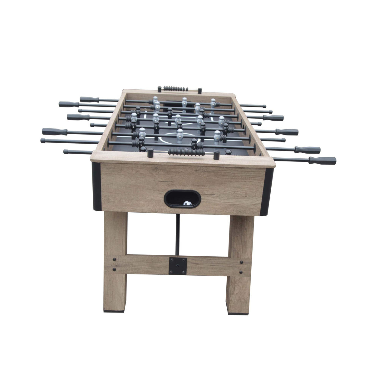 Hathaway Braxton 55-in Competition Foosball Table, Arcade Table Soccer, Perfect for Family Game or Recreation Rooms, Includes (2) 36-mm ABS Foosballs and Built in Ball Returns Hathaway