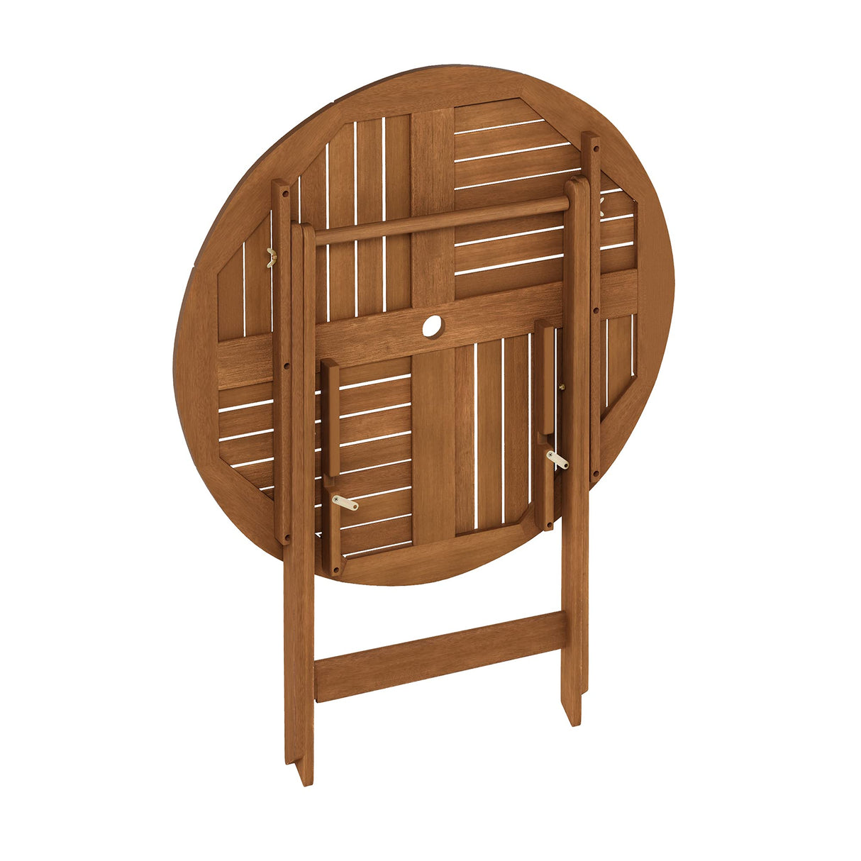 Furinno FG19061F Tioman Outdoor Hardwood Sunlight Folding Table, Natural Furinno