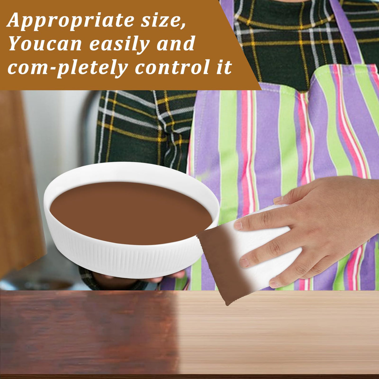 20 Pcs Wood Stain Applicator Pads, Wood Lint and Snag Free Applicator Pads Reusable Fiber Staining Pad Square Thick Rags Cloth for Wood Stain and Oil Based Finishes, White FMOACEN