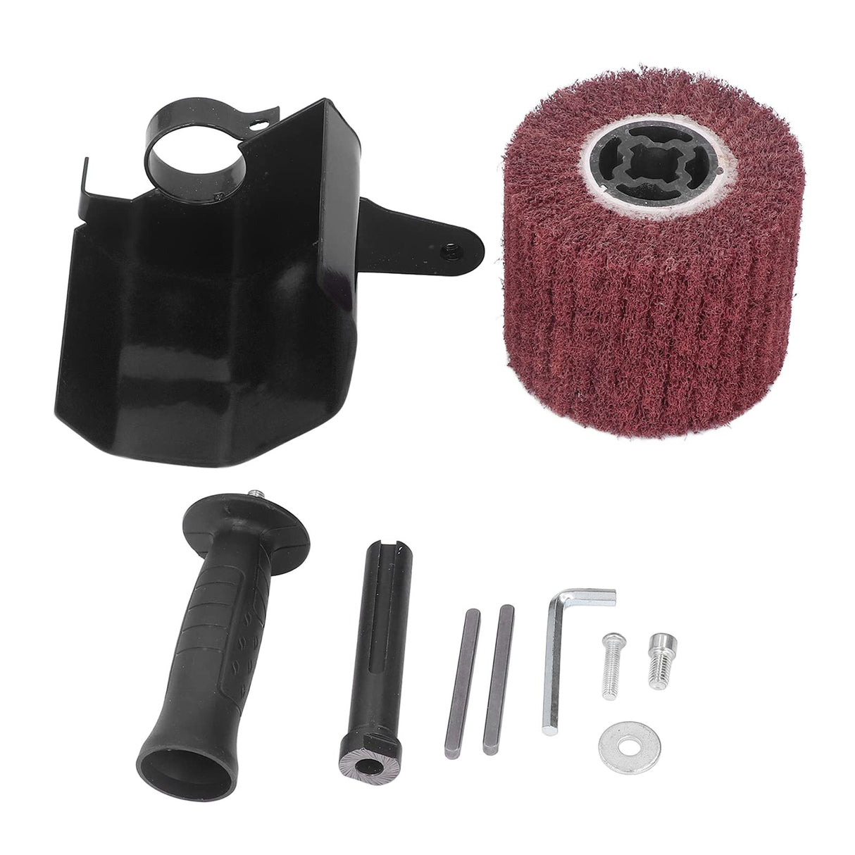 Burnishing Polishing Machine Kit, Handheld Electric Sander Polisher Kit for for Metal, Stainless Steel, Plastic, Wood ViaGasaFamido