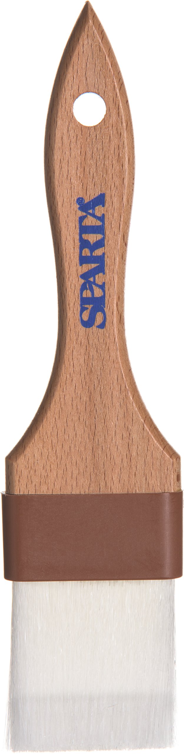 SPARTA 4039700 Nylon Wide Brush, Flat With Nylon Bristles, 2 Inches, Brown SPARTA