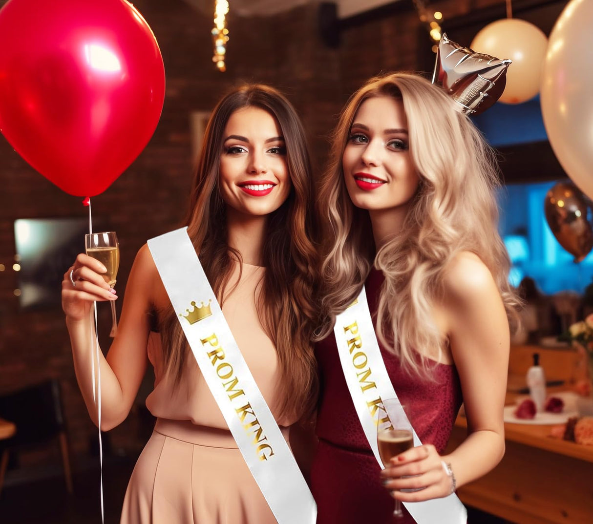 Blank Satin Sashes Penta Angel 2Pcs Plain Pageant Decorate Sashes for Graduation Birthday Bridal Shower Wedding Party DIY Supplies (White) PENTA ANGEL