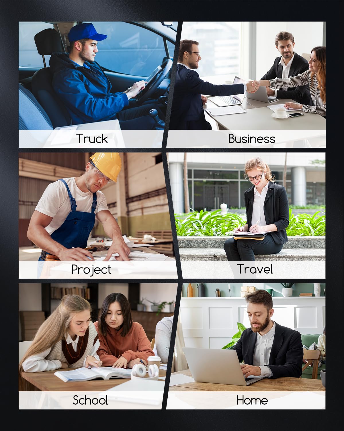 Portable Printers Wireless for Travel, Inkless Thermal Printer, Bluetooth Mobile Printer Support 8.5" X 11" Letter & A4 Size, Compatible with iPhone Android Laptop, Compact Printer for Home Car Office TATTMUSE