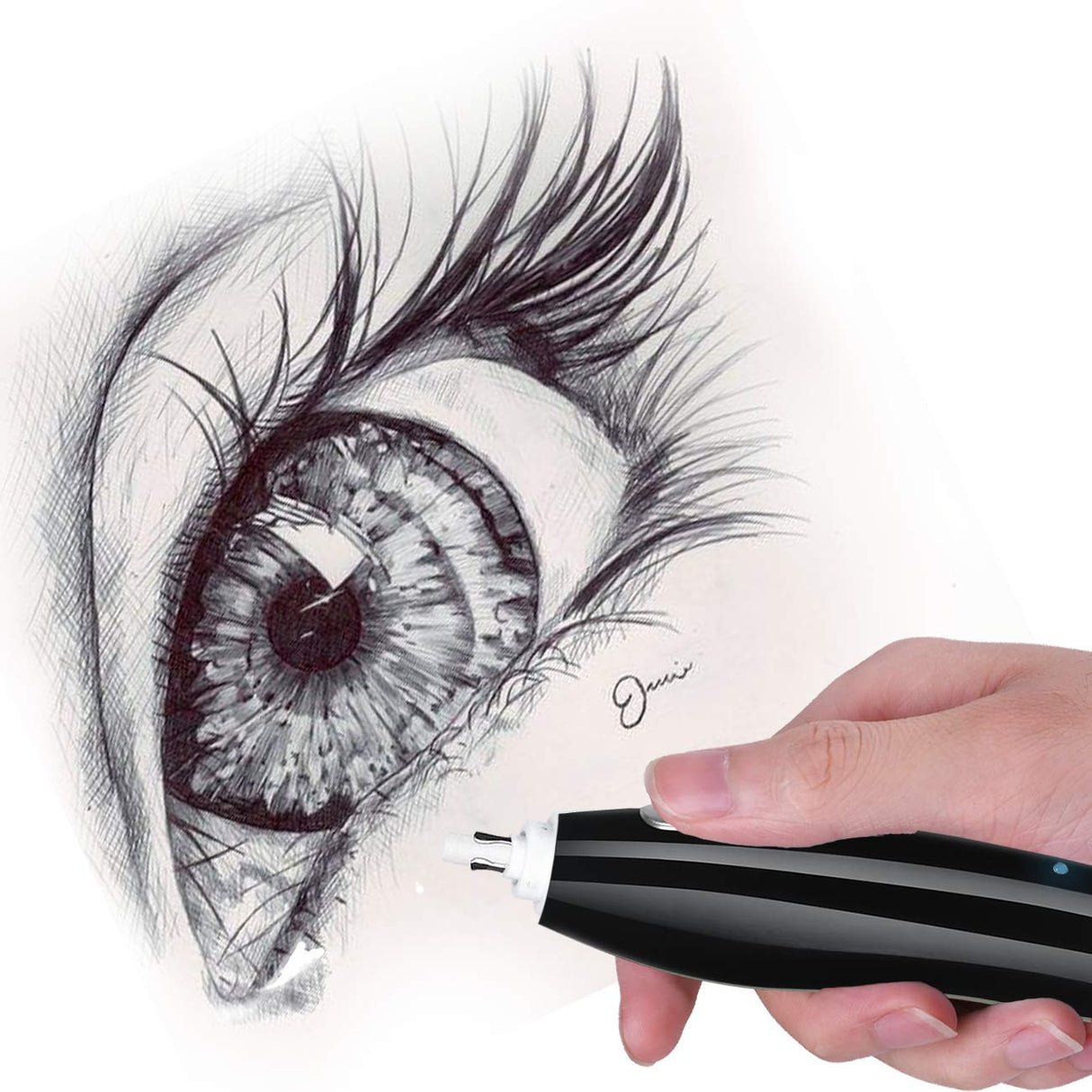 Electric Eraser for Artists, AFMAT Rechargeable Electric Eraser Kit,140 Refills for Drafting, Electric Pencil Eraser - Battery Operated for Drawing Pencils, Crafts, Arts AFMAT