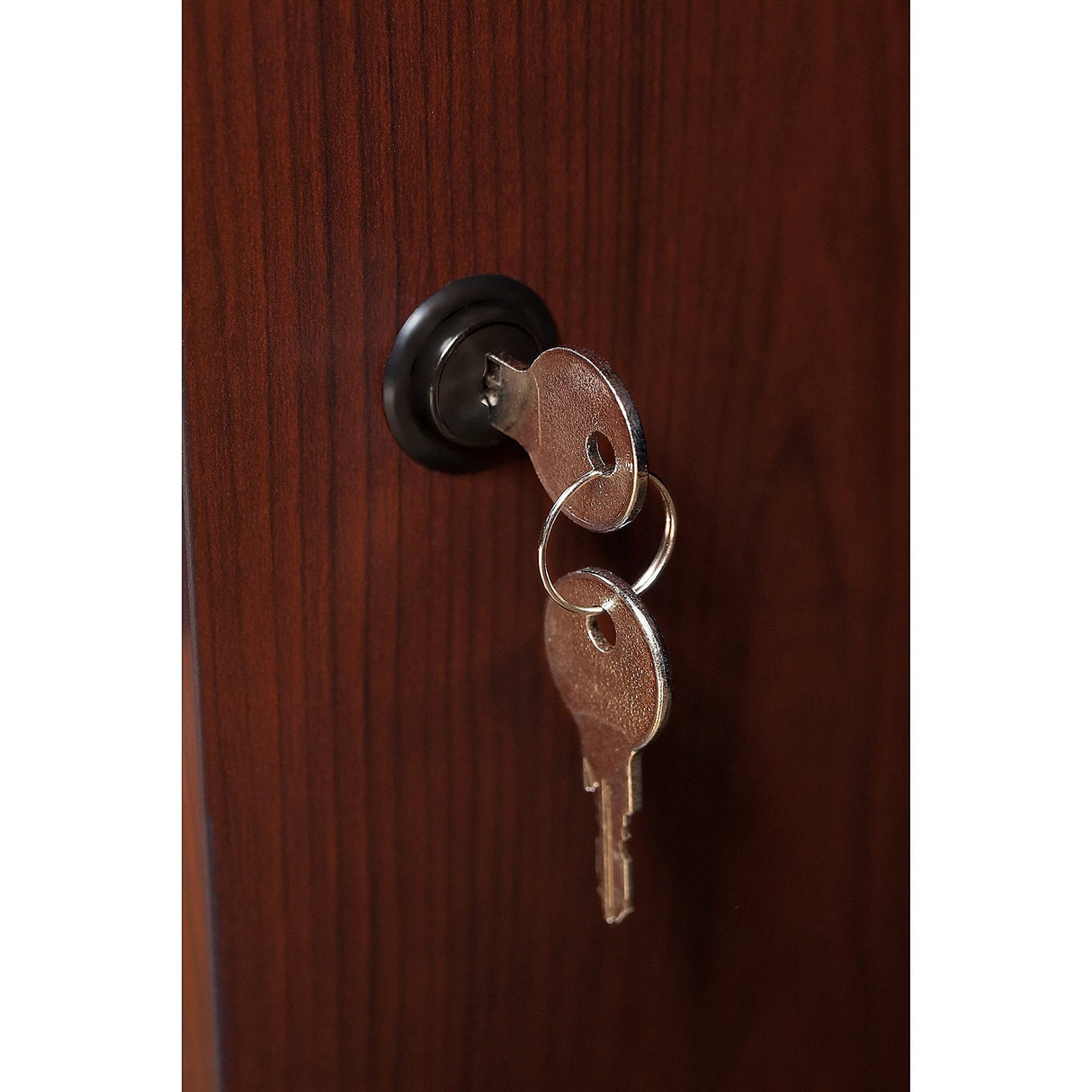 kathy ireland Home by Bush Furniture Bush Furniture WC65566-03K Bennington Executive Desk, Harvest Cherry Bush Business Furniture