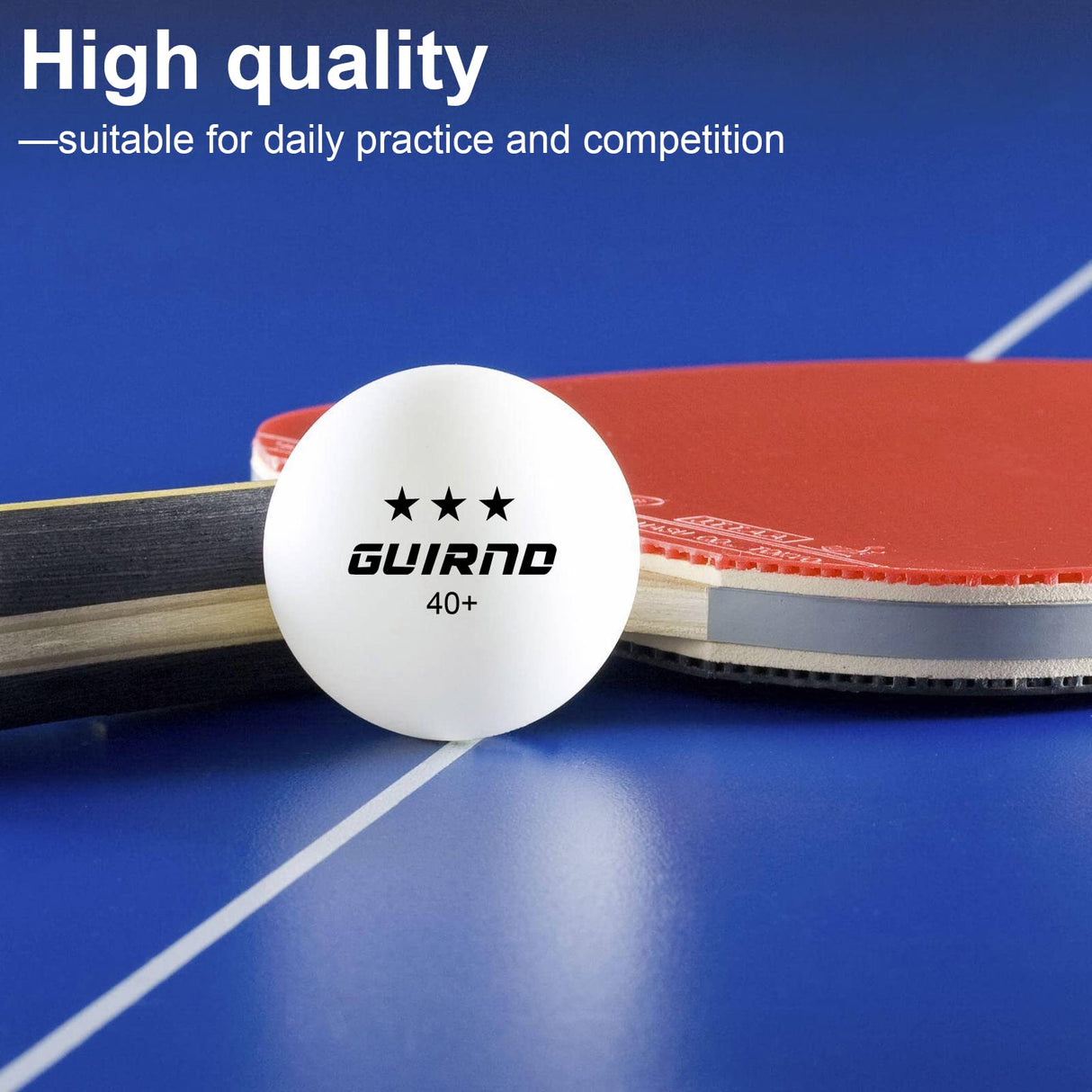 20 Pack Ping Pong Balls, 3 Star Table Tennis Balls, 40+ Pong Ball Competition and Recreational Play, Abs Ping Pong Ball, Games, DIY Guirnd