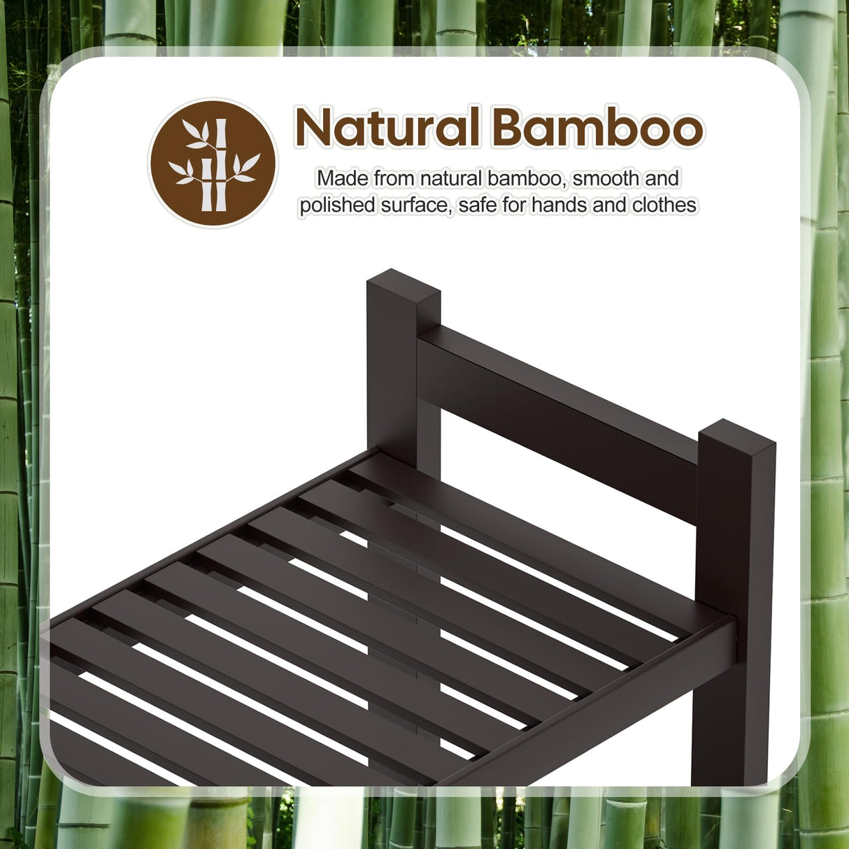 Cozivolife Over The Toilet Storage with 2 Baskets, 4-Tier Bamboo Organizer Rack with Paper Holder & 4 Hooks & Waterproof Feet Pad,Freestanding Shelf for Bathroom(Brown) Cozivolife