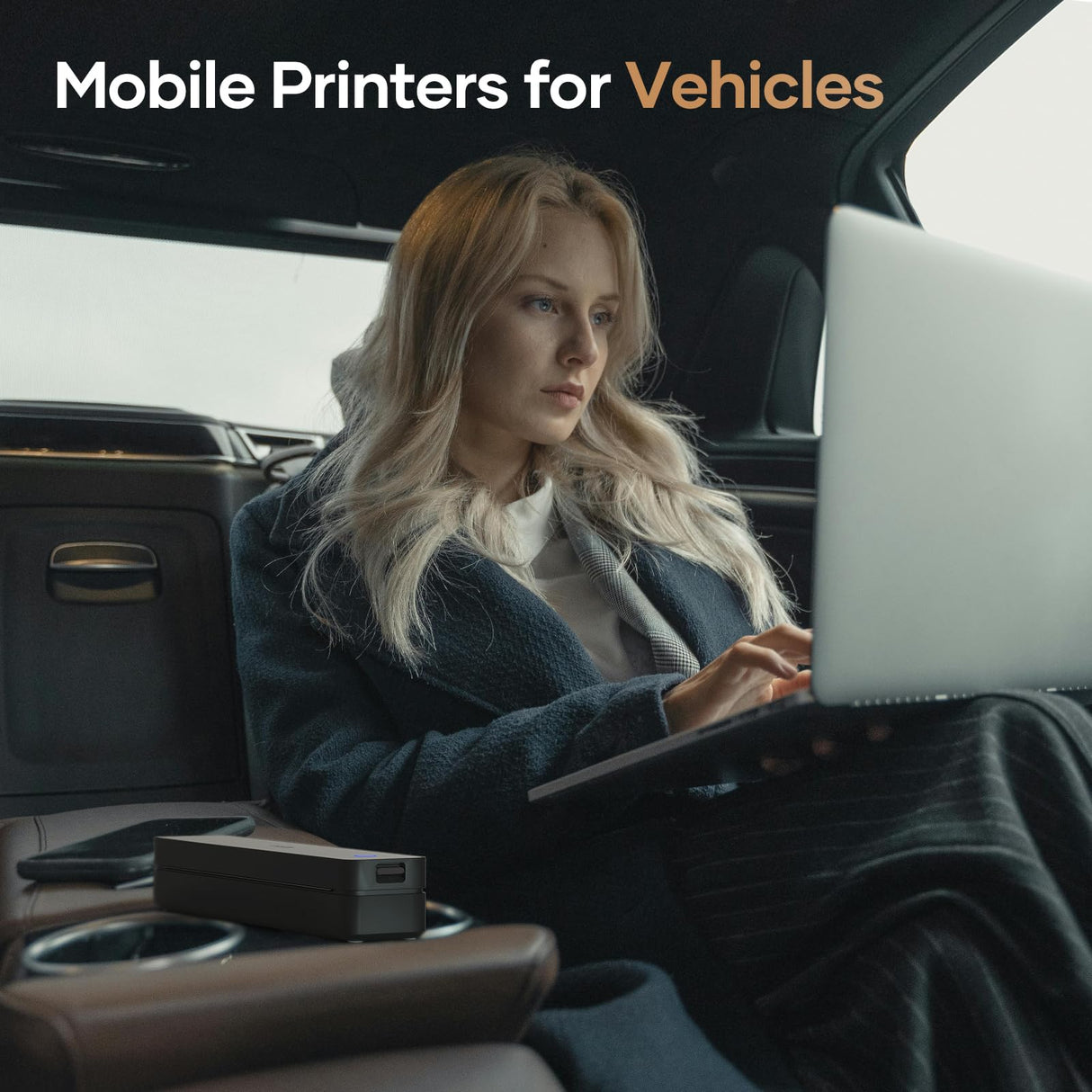 iDPRT Portable-Printer Wireless for Travel, 300DPI Inkless-Thermal-Small-Printer for Home Use, Office, Vehicles, Mobile Bluetooth Printer Supports 8.5" x 11" US Letter&A4&A5 Size, for Smartphone & PC iDPRT