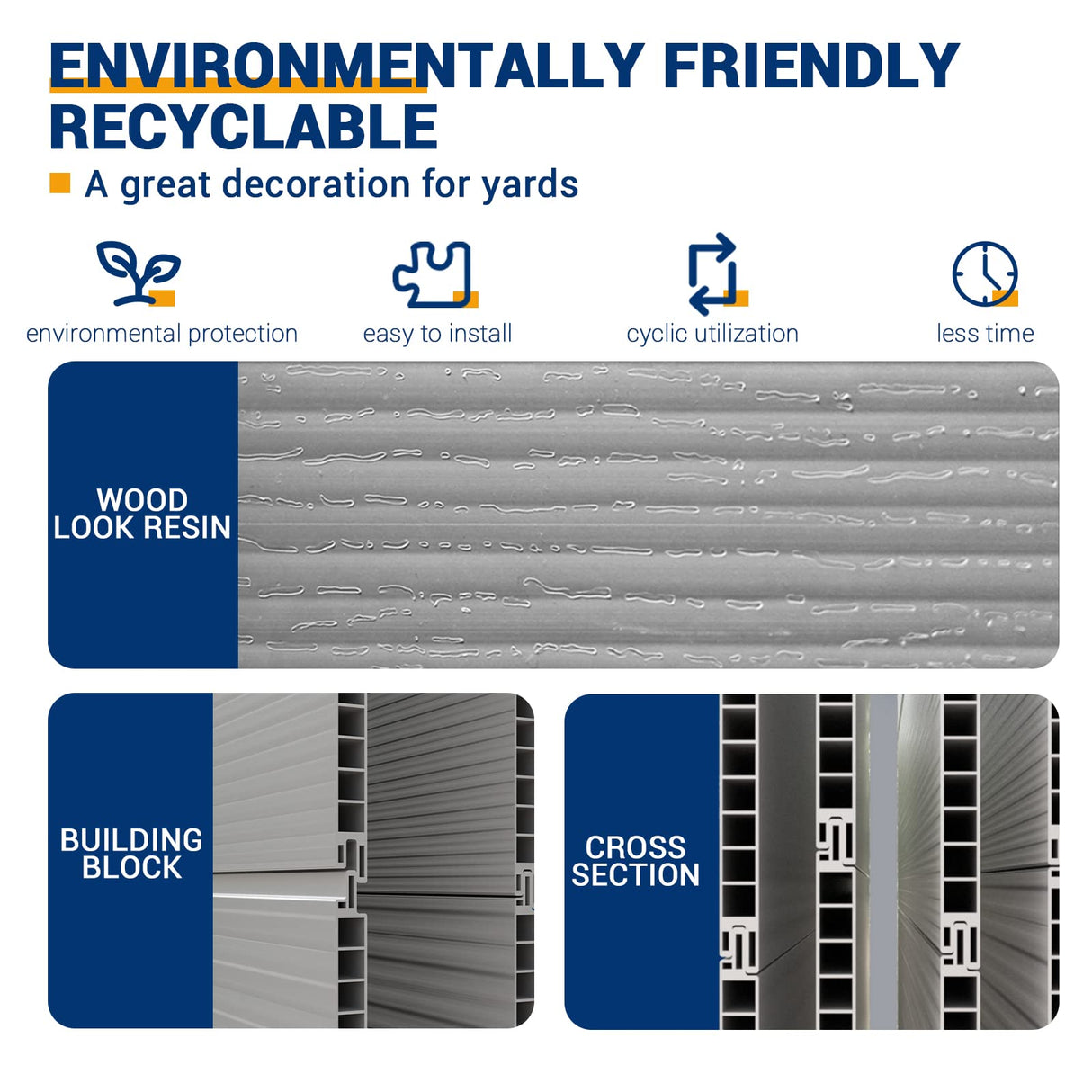 UDPATIO Outdoor Resin Storage Shed 5x3 FT, Plastic Garden Shed for Bike, Garbage Can, Tool, Outside Sheds & Outdoor Storage Storage Box with Lockable Door for Backyard, Patio, Lawn, Grey & White UDPATIO