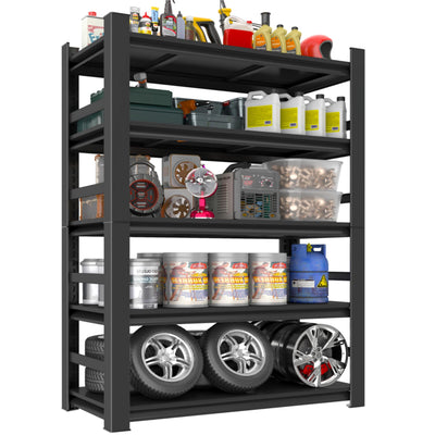 Notmise Garage Shelving Units and Storage, Heavy Duty Storage Shelves Adjustable Tall Shelf Steel Shelving for Industrial, Warehouse, Basement (78" H x 47.24" W x 18" D)