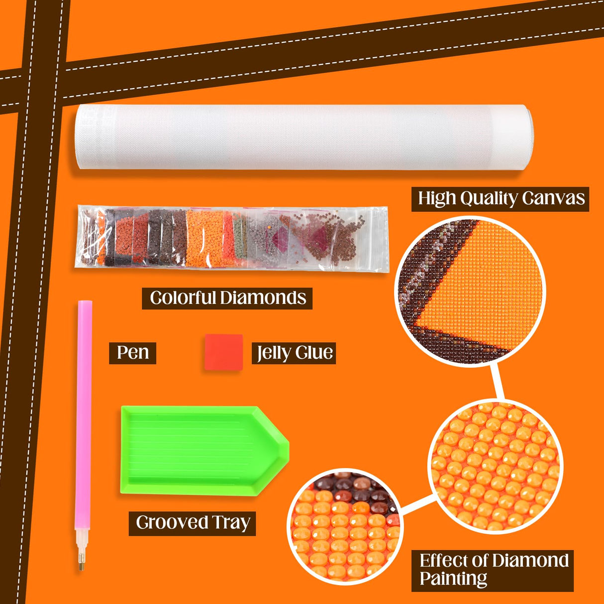 MOER SKY Diamond Art Painting Kits for Adults Parthenon Temple on The Acropolis of Athens Greece 5D DIY Round Drill Paint with Diamond Dots for Home Wall Decor 12x16 Inch MOER SKY