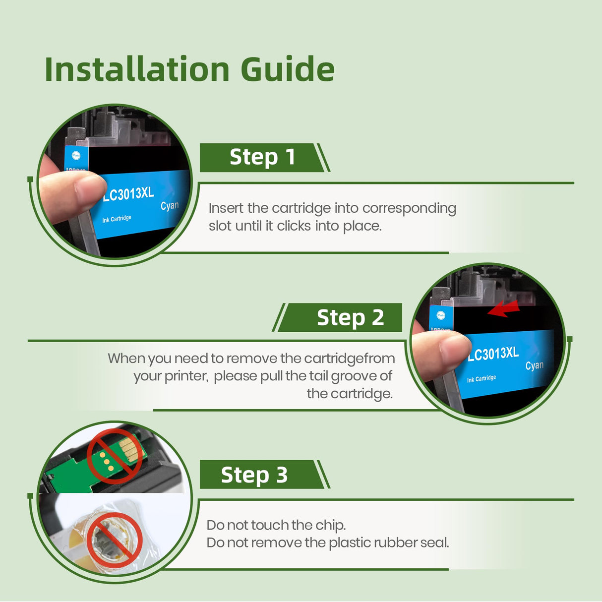 LC3013 Ink Cartridges BK/C/M/Y High Yield Replacement for Brother LC3013 LC3011 LC3013XL for Brother MFC-J497DW MFC-J491DW MFC-J895DW MFC-J690DW Printer (LC30135PKS, Black Cyan Magenta Yellow, 5-Pack) Gagalay