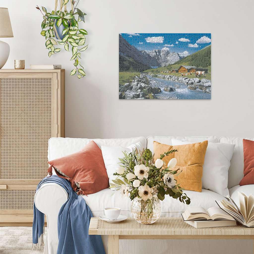 Ravensburger Austrian Mountains 1000 Piece Jigsaw Puzzle for Adults | Unique, Pieces | Anti-Glare Surface | FSC Certified, Eco-Friendly | Amazon Exclusive Ravensburger