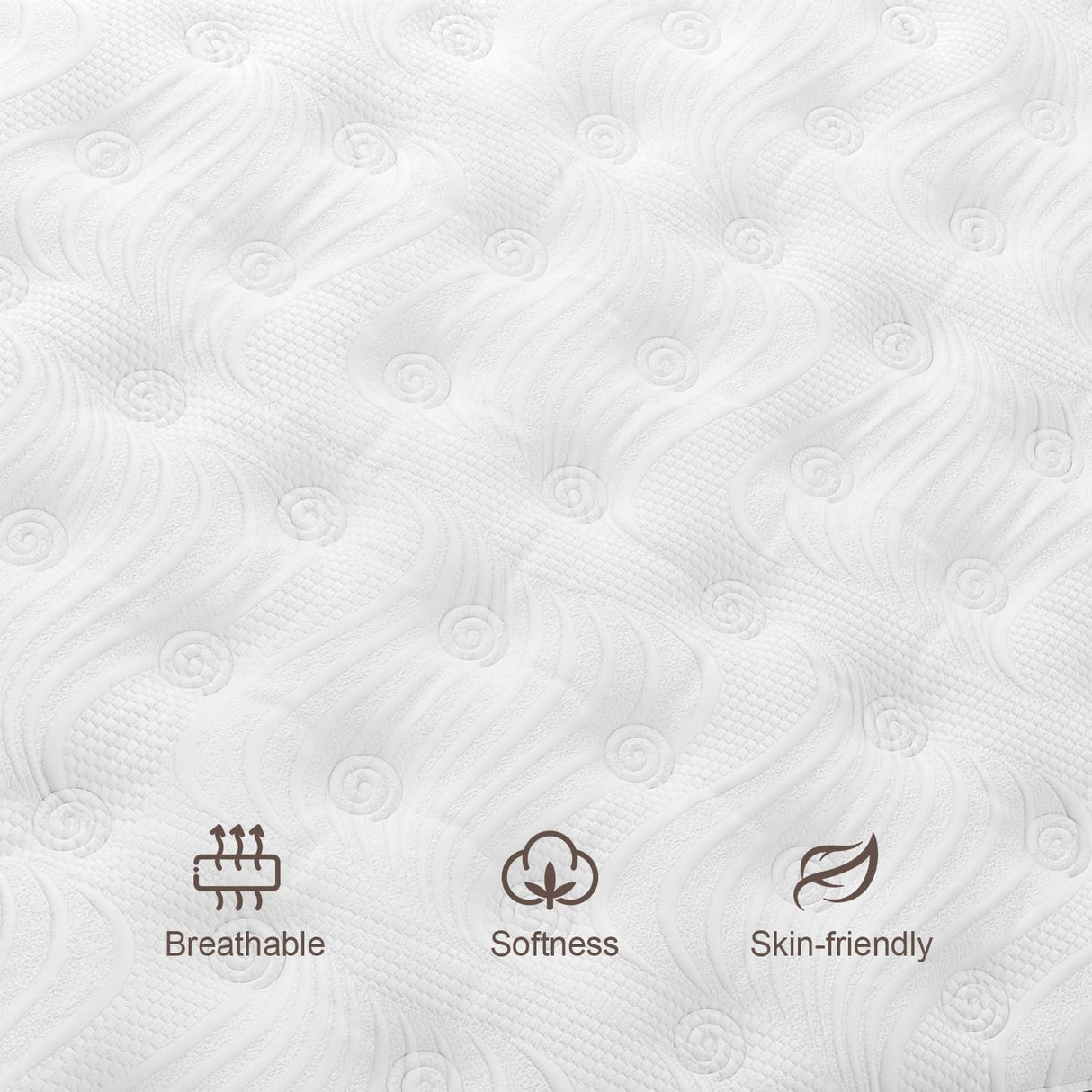 Duchessz Full Mattress, 14 Inch Hybrid Mattresses Eurotop with Gel Memory Foam,Motion Isolation Individually Wrapped Pocket Coils Breathable Comfort Soft Pressure Relief 100 Night Trial Duchessz