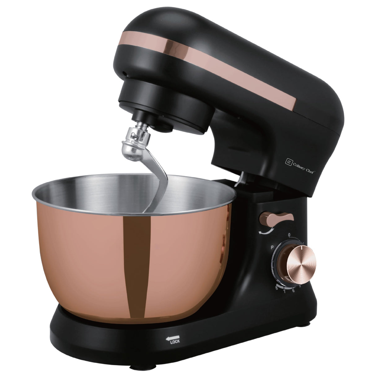 CULINARY CHEF 4.5L Retro Stand Mixer (Rose Gold Bowl *SPECIAL EDITION*) CULINARY CHEF