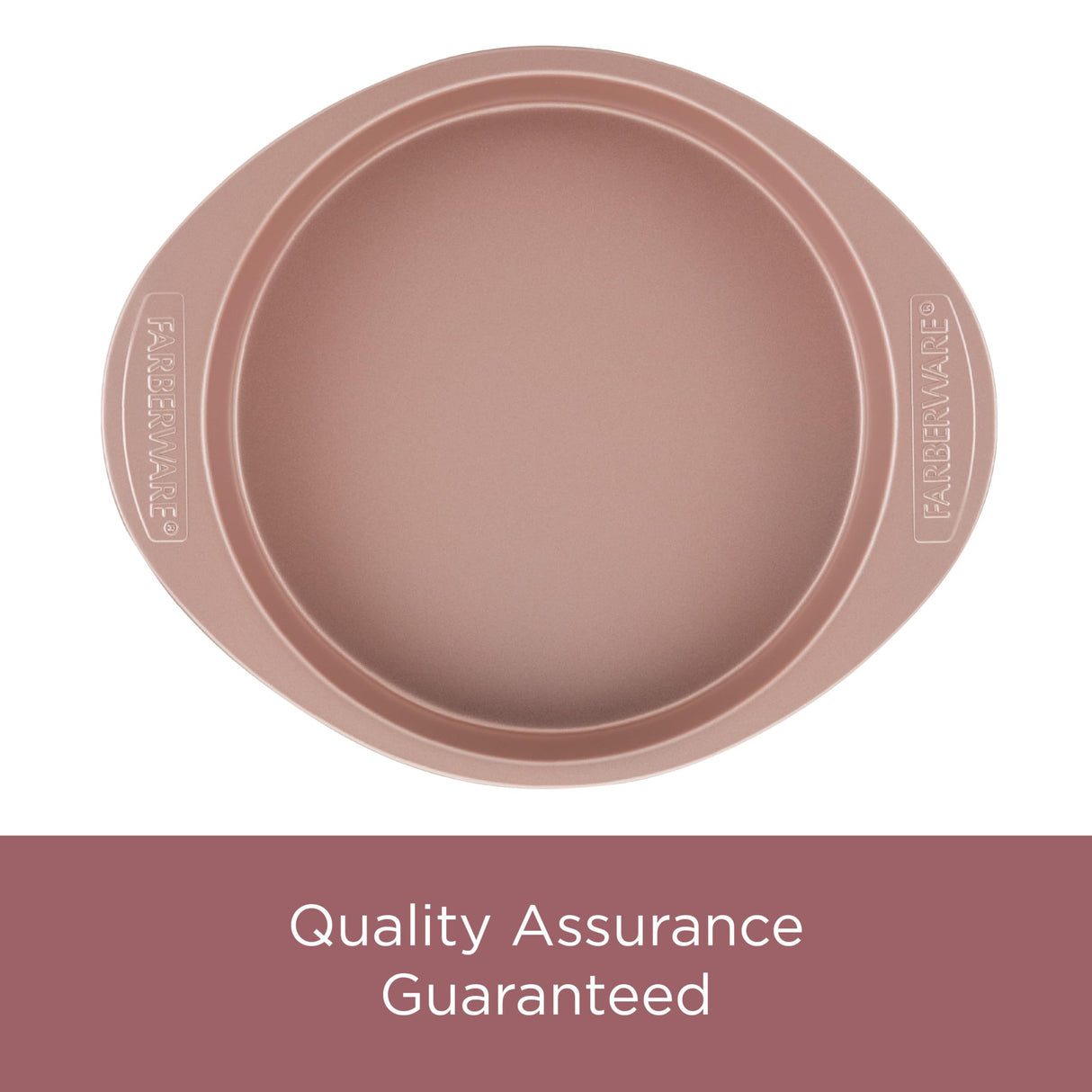 Farberware 47776 Nonstick Bakeware, Nonstick Muffin Pan / Cupcake Pan - 12 Cup, Rose Gold Red Farberware