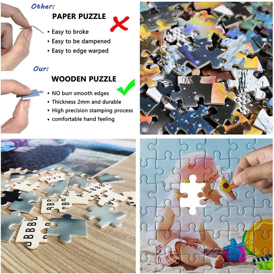 Adults Kids 500 Pieces Wooden Jigsaw Puzzle Baseball Rules Baseball Gift for Baseball Players Puzzle Challenging Educational Fun Family Games Toys Gifts for Home Kitchen Decor(20.4x15 Inch) Dodurou