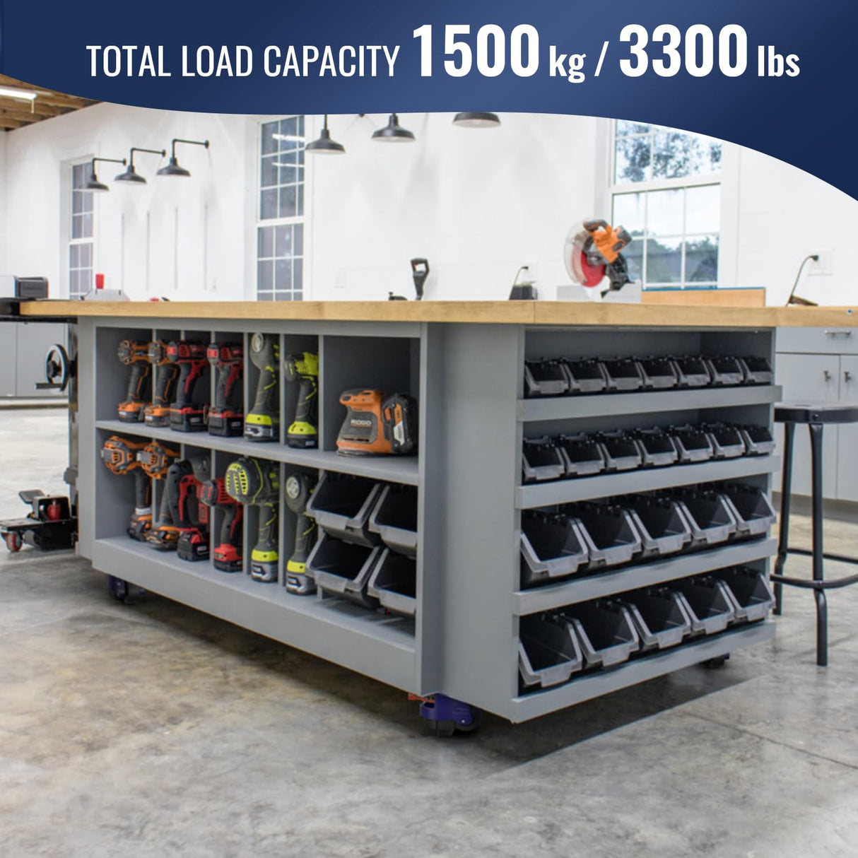 KOSTANZO Leveling Casters with Ratchet Handle Design Total Capacity 3300Lbs Heavy Duty Casters Set of 4 Workbench Casters with Adjustable Leveling Pads KOSTANZO