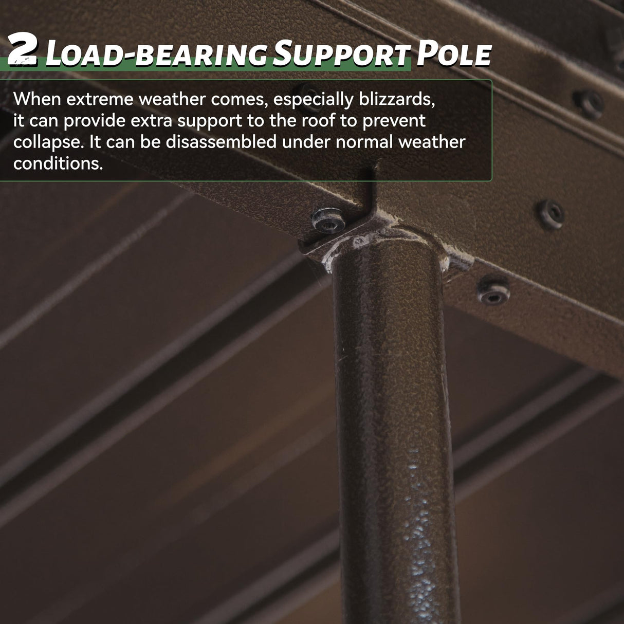 SHPAI 12'x14' Lean to Sunroom, All Weather Wall Mounted Solarium, Hardtop Aluminum Gazebo with Galvanized Steel Roof, 2 Sliding Doors, PVC Screens, Outdoor Permanent Sun Room for Patio, Deck, Backyard SHPAI