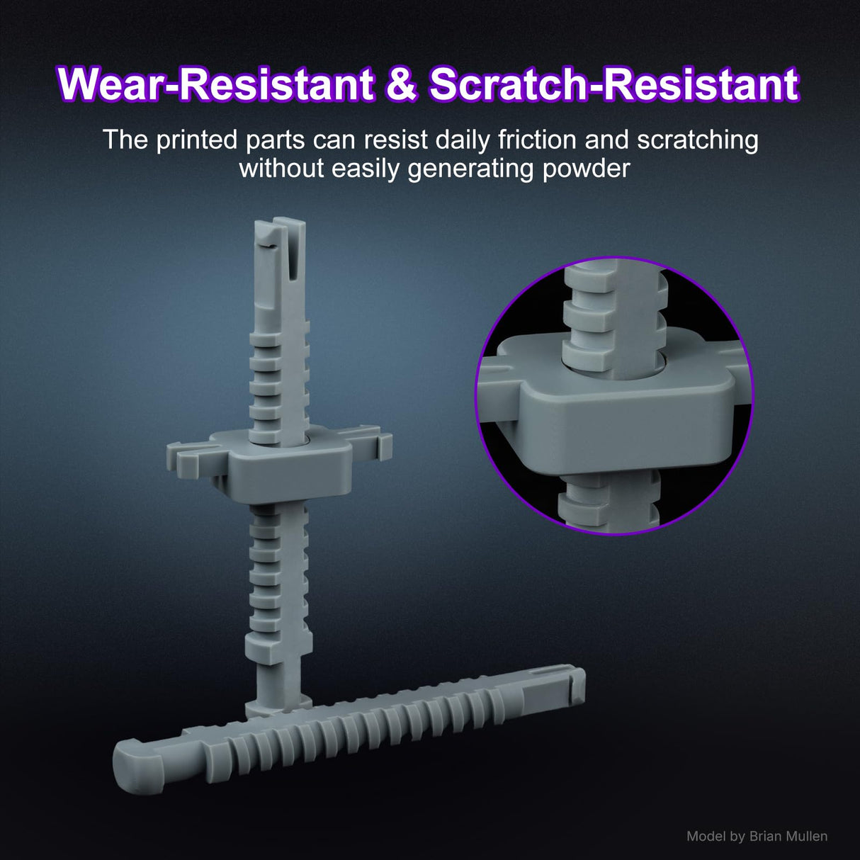 RESIONE ABS-Like 3D Printer Resin: Tough74 V2 3D Printing Resin with No Precipitation & Stable Printing - Wear-Resistant, Scratch-Resistant, Wide Compatibility with LCD/DLP 3D Printers RI RESIONE