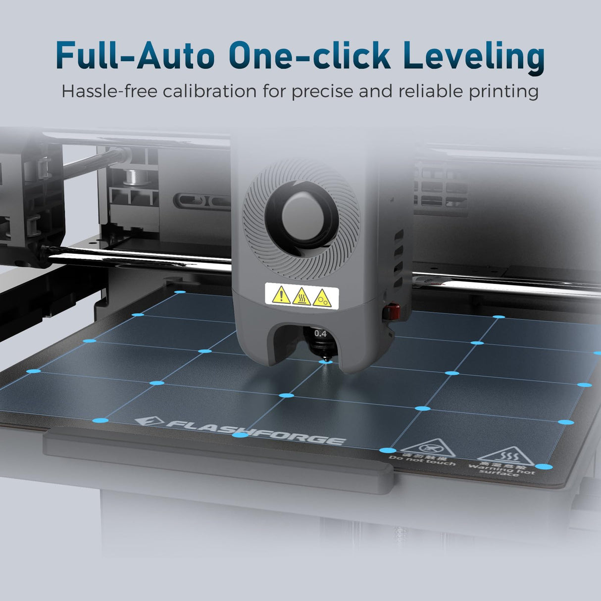 Flashforge Adventurer 5M 3D Printer, 600mm/s High-Speed 3D Printer with Auto Leveling, Quick Release Nozzle and PEI Plate, 8.7 x 8.7 x 8.7in FLASHFORGE