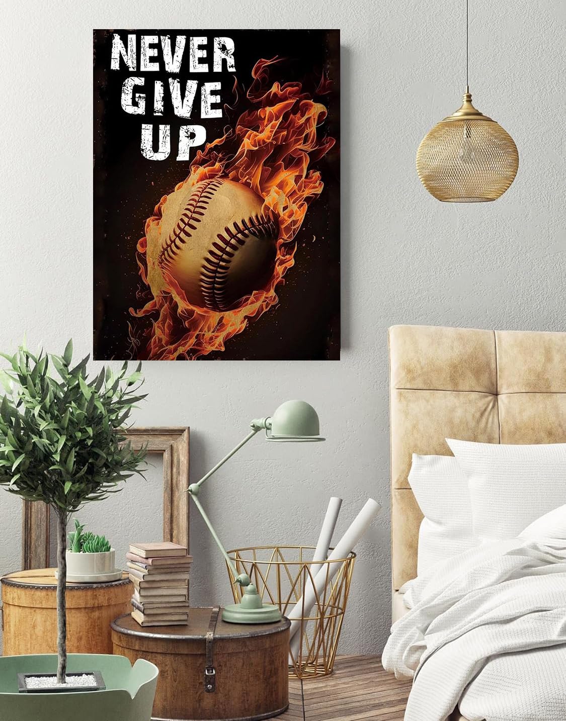 Baseball 5D DIY Diamond Art Painting 12x16 inches for Adults, Full Round Drill Rhinestone Embroidery for Wall Decoration WoodArtSupply