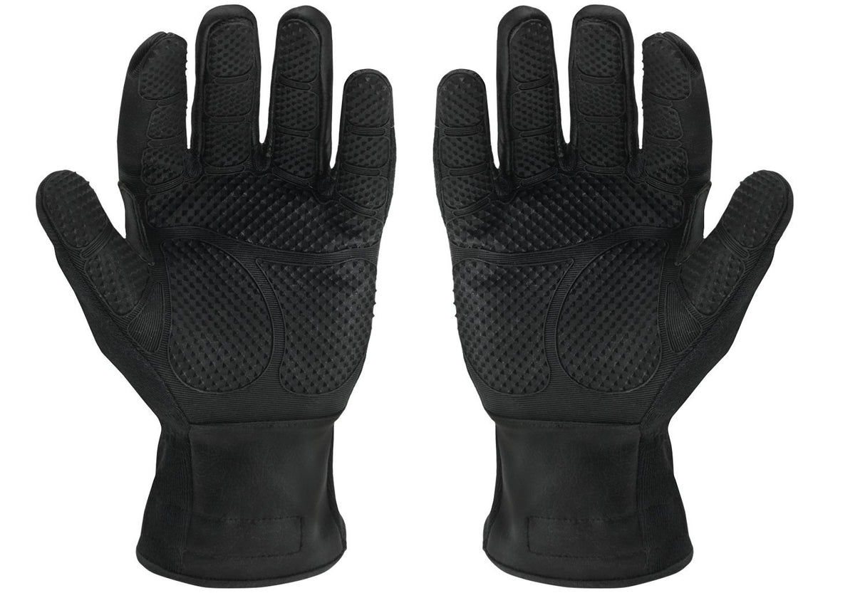 Ironclad HEATWORX HEAVY DUTY; Heat Resistant Gloves, Silicone-Palm, Rated up to 600°F (315 °C) Kevlar-Liner and Shell, (1 Pair), Black Ironclad
