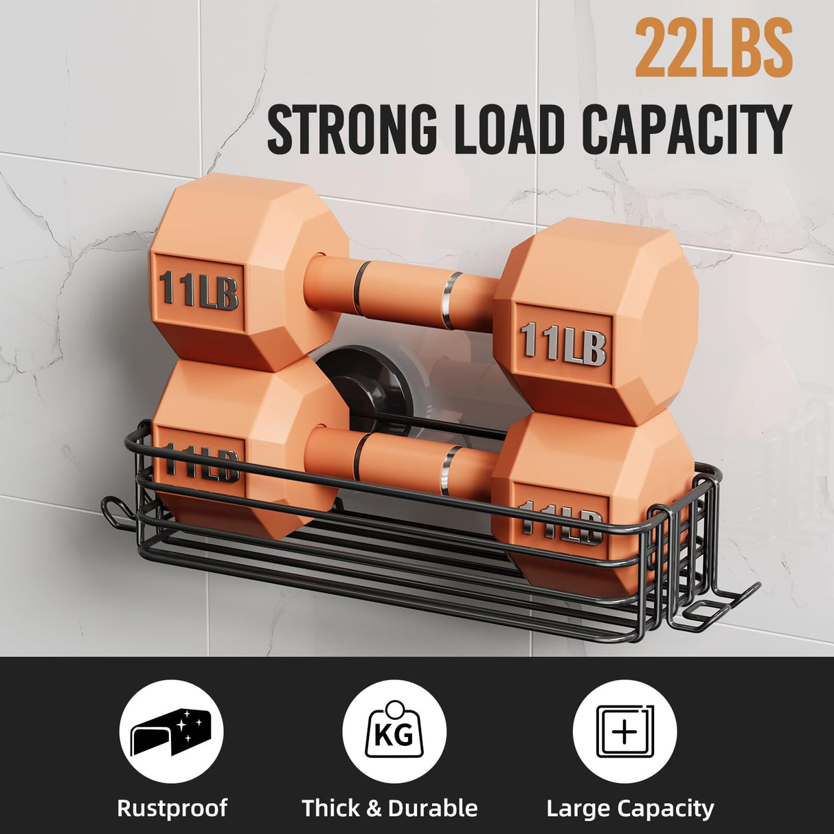 LEVERLOC Shower Caddy Suction Cup, 2 Pack suction shower shelf with Hooks & Soap holder, NO-Drilling Bathroom Holder, Rustproof bathroom organizer, Black LEVERLOC