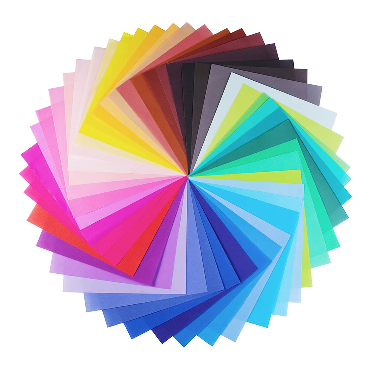 Opret Origami Paper Large, 100 Sheets 20x20cm / 8 inch Large Origami Paper 50 Vivid Colors Single Sided for Arts and Crafts Projects Opret