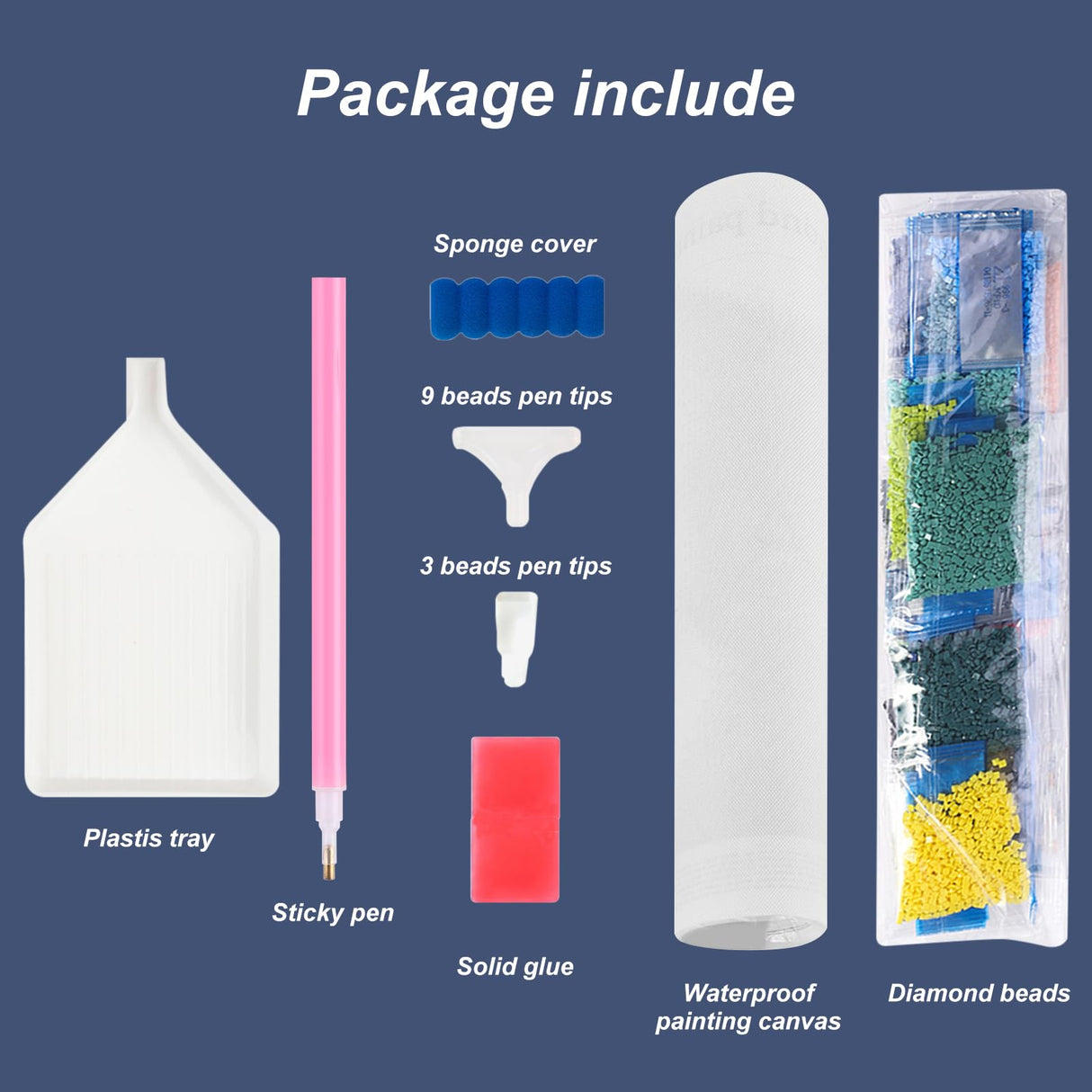 PFFNGPEN Diamond Art Painting Kits for Adults, DIY Sun and Moon Diamond Art Kits for Beginners,5D Round Full Drill Diamond Art Painting for Home Wall Decor Craft Gifts 12x12 inch PFFNGPEN