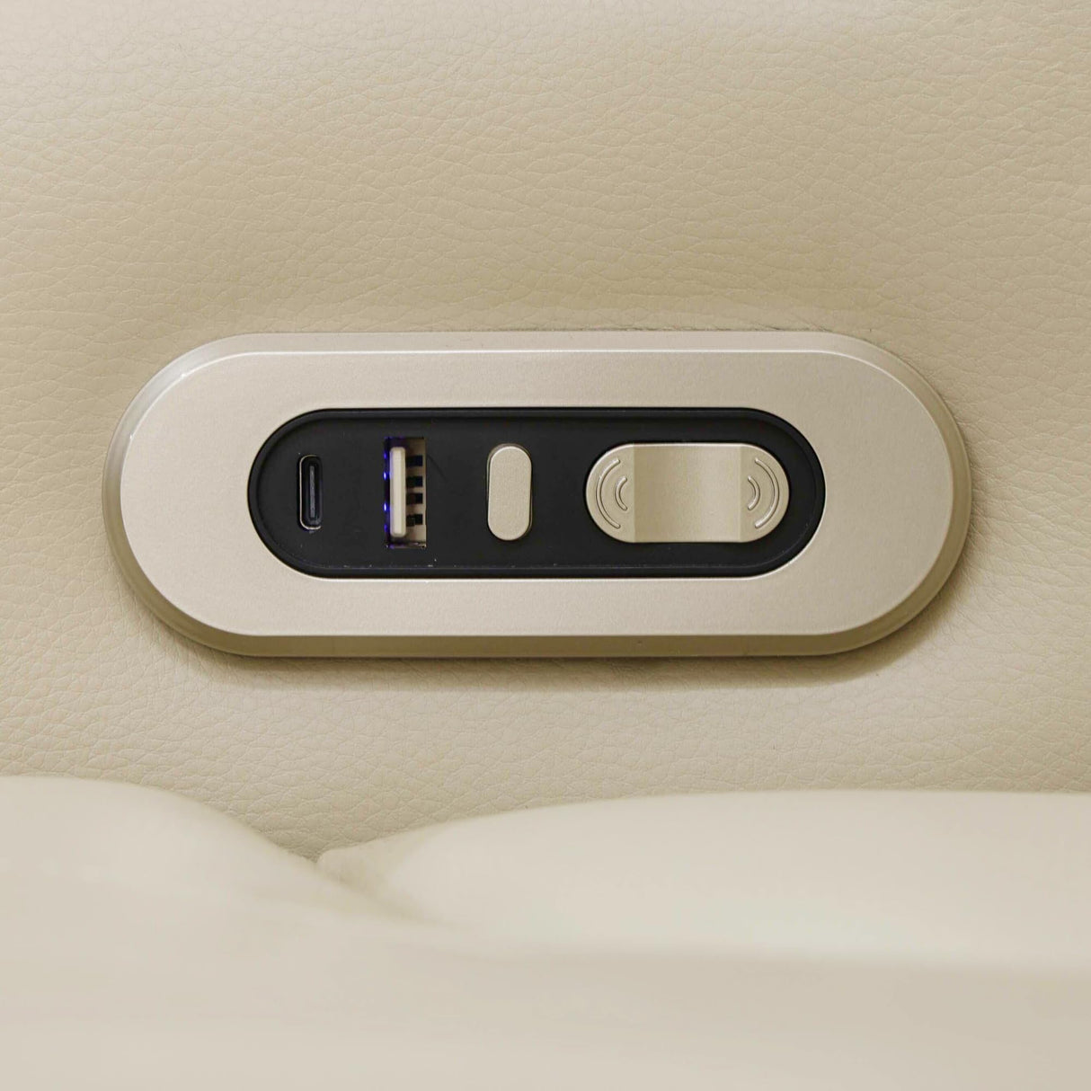 SIENWIEY Power Recliner Sectional Sofa with LED Light,Leather Reclining CornerSectional Couch for Living Room,Corner L Shaped Living Room Sofa Set(Beige,Sectional) SIENWIEY