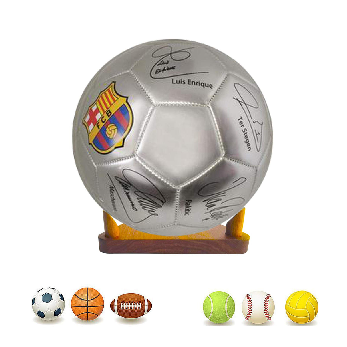 LuxRound Ball Stand Holder Display Stand for Basketball Football Soccer Holder Rack Autographed Ball Memorabilia Display Case Solid Walnut Wood Made LuxRound