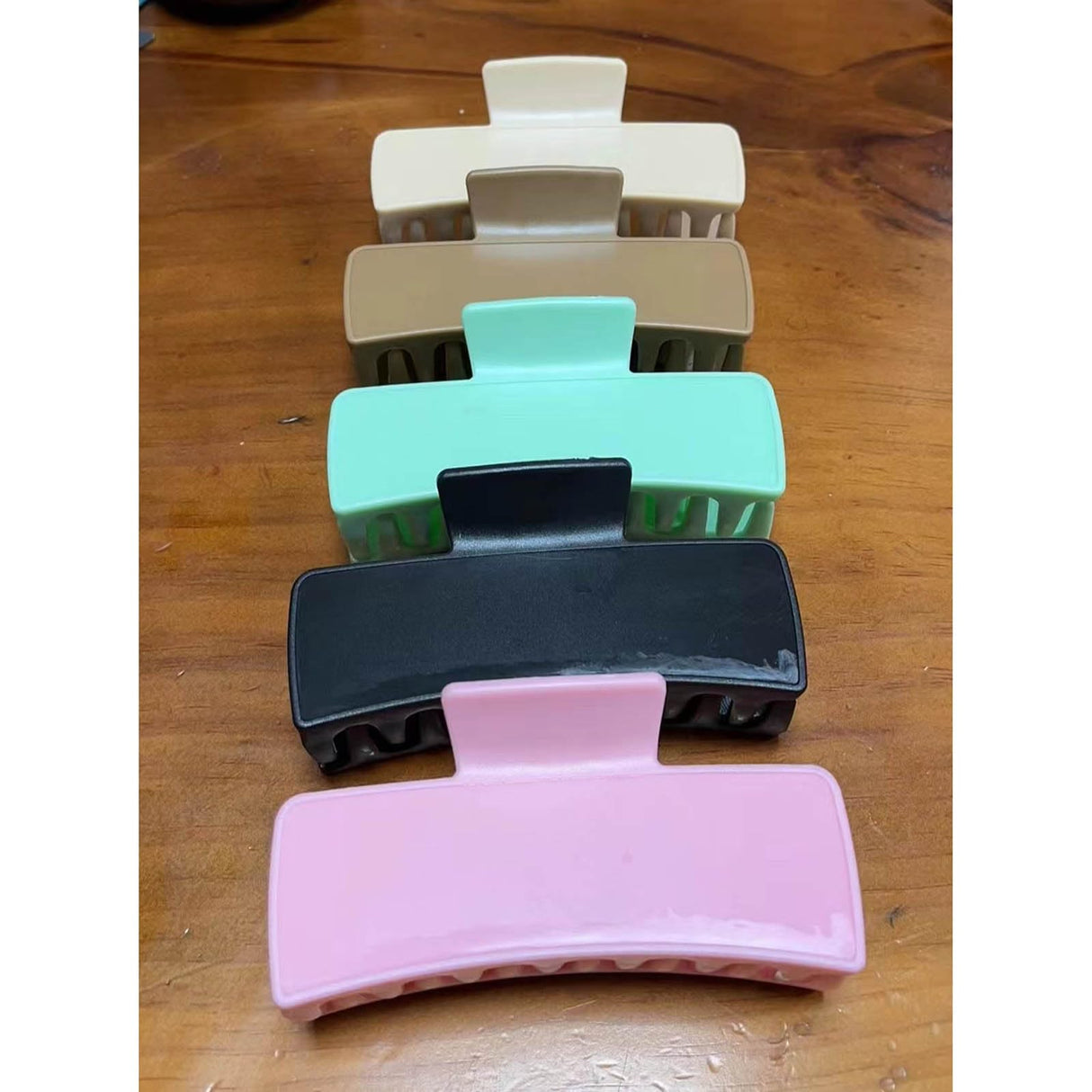 HUIFACAI Stylish Hair Claw Clip Fashionable Sublimation Aluminum Plate Hair Clip for Women Heat Transfer Technology Hairpin HUIFACAI