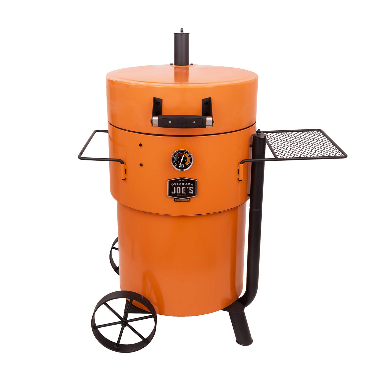 Oklahoma Joe's® Bronco Pro Drum Smoker, Orange - 19202100 Oklahoma Joe's