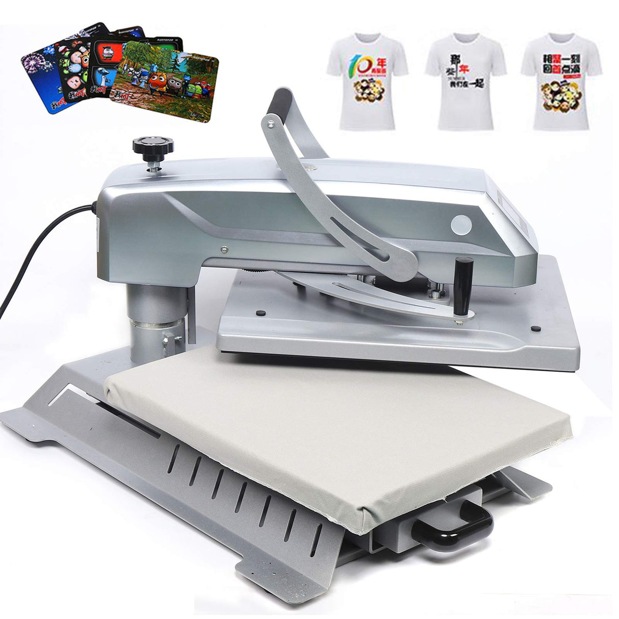 Heat Press Machine, 16 x 20 Inch Manual Swing Away Digital T Shirt Pressing Machine Multifunction Heat Press Transfer Machine Sublimation Combo with Intelligent Temperature Regulation for Puzzles/Hat GrfceVue