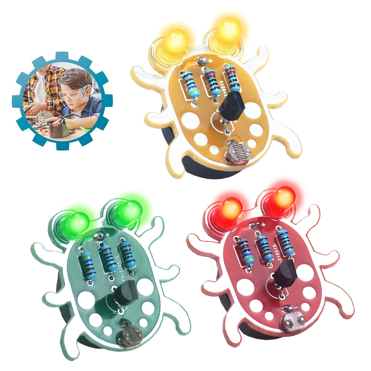 Learn to Solder Kits-Weevil Eyes DIKAVS