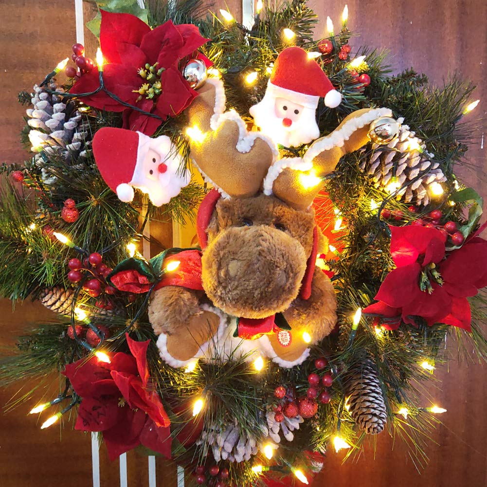 LOENDE 18ft 50 LED Battery Operated Christmas Lights, 8 Modes with Timer - Waterproof for Indoor & Outdoor Decor LOENDE