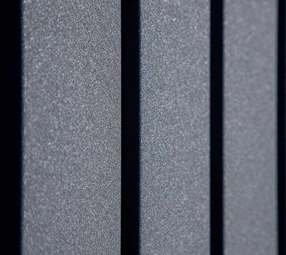 Sojag 12' x 30' Everest Galvalume Steel with Extra Tall Walls Garage Storage Building, Charcoal Sojag