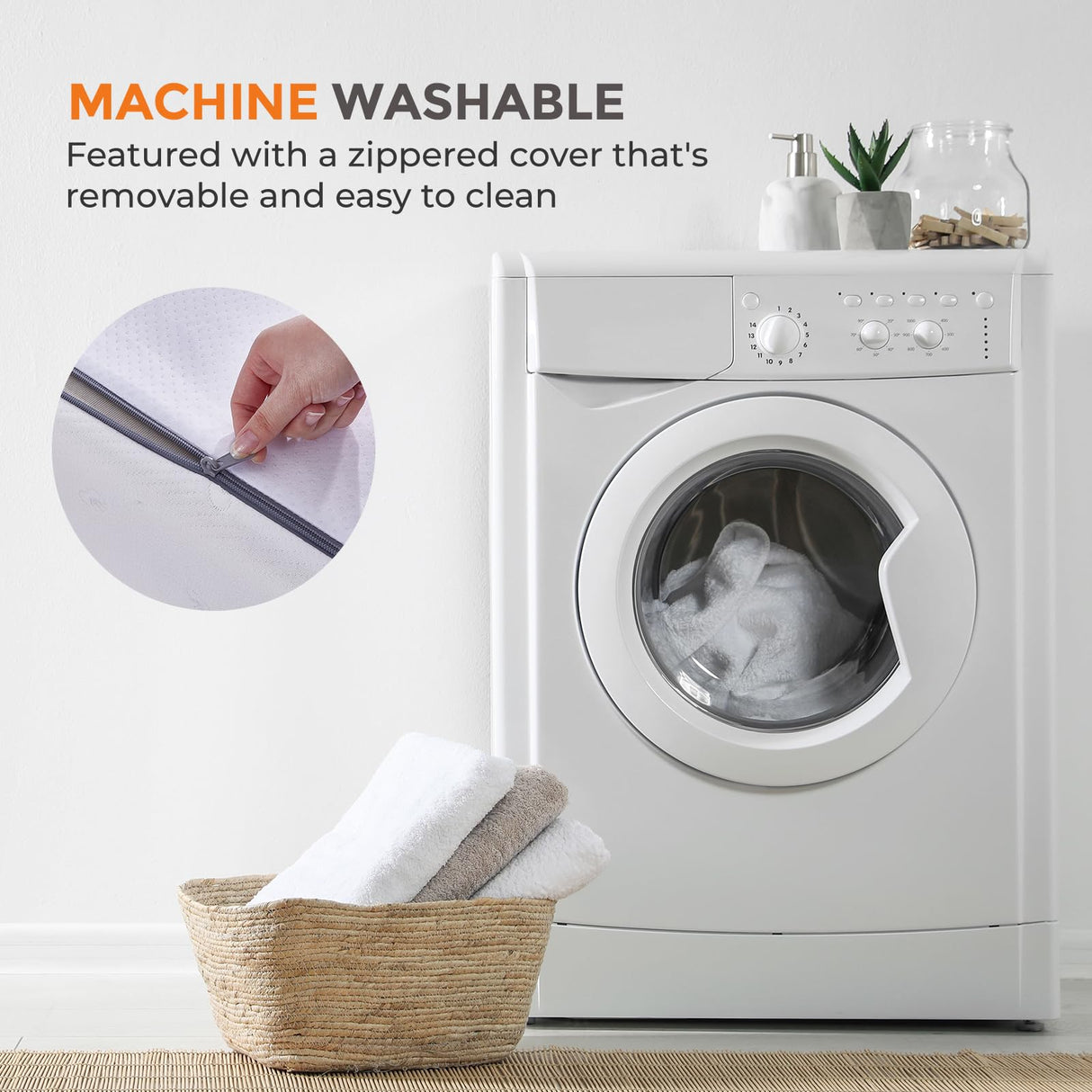 Sweetnight 12 Inch Queen Mattress in a Box for Comfort Sleep & Pressure Relief, CertiPUR-US Certified Queen Size Mattresses Medium Firm Memory Foam for Back Pain Sweetnight