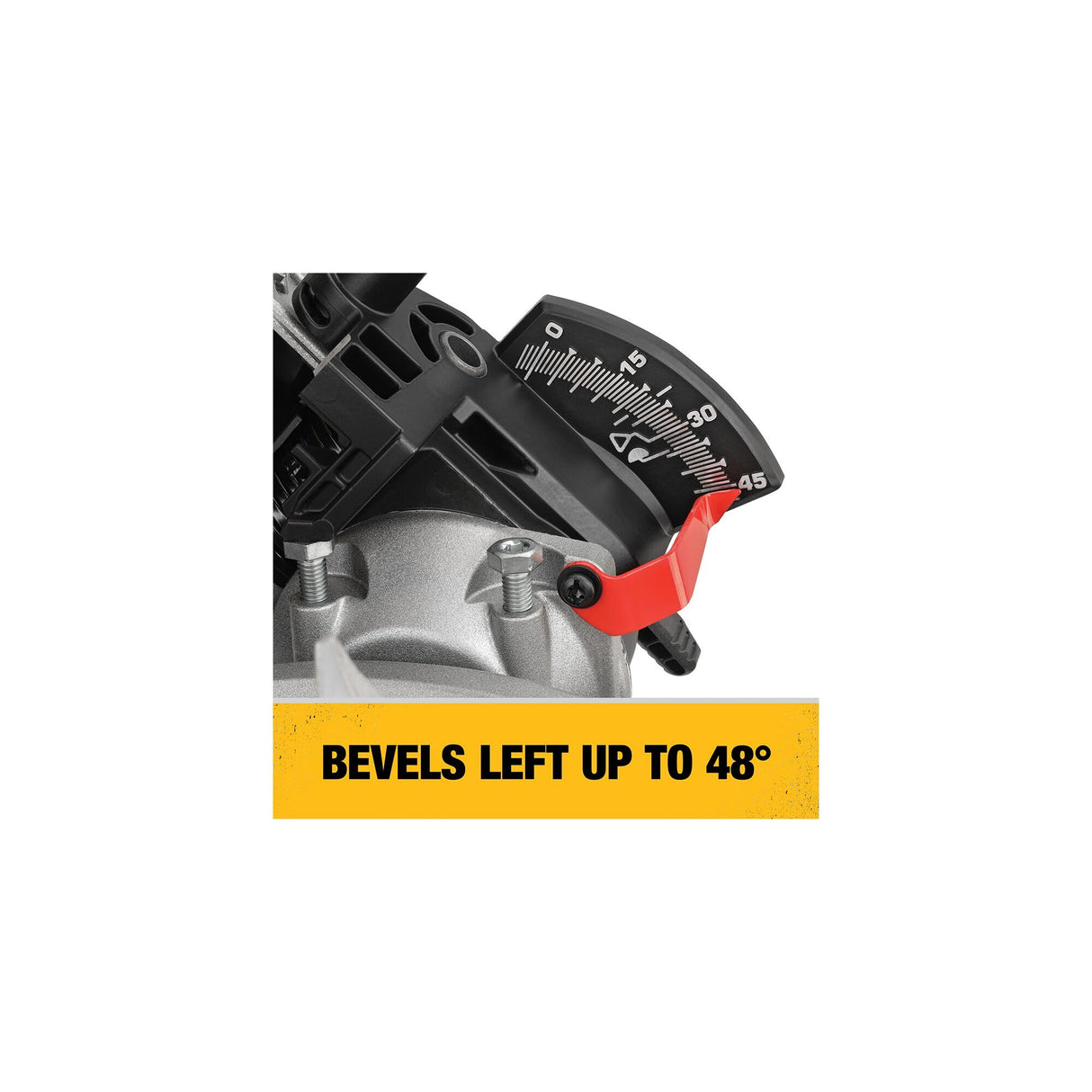 Dewalt DWS713R 120V 15 Amp Brushed Single Bevel 10 in. Corded Compound Miter Saw (Renewed) DEWALT