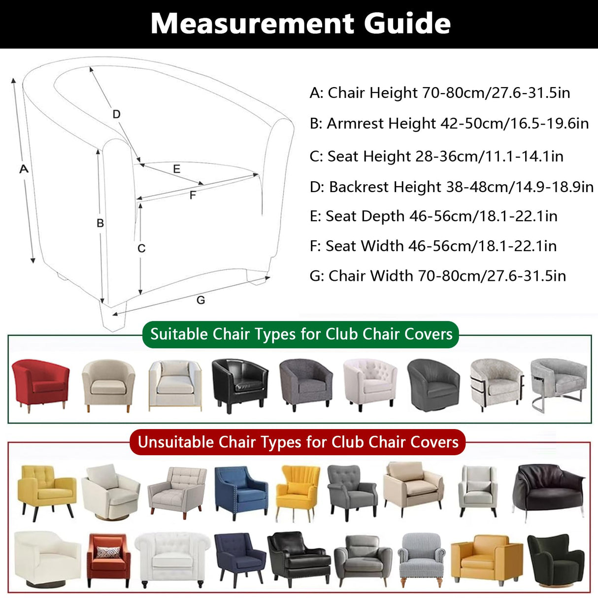 SearchI Waterproof Club Chair Slipcover Stretch Barrel Chair Covers Jacquard Tub Chair Slipcovers Spandex Armchair Sofa Cover Removable Couch Furniture Protector Arm Chair Cover for Living Room(Beige) SearchI