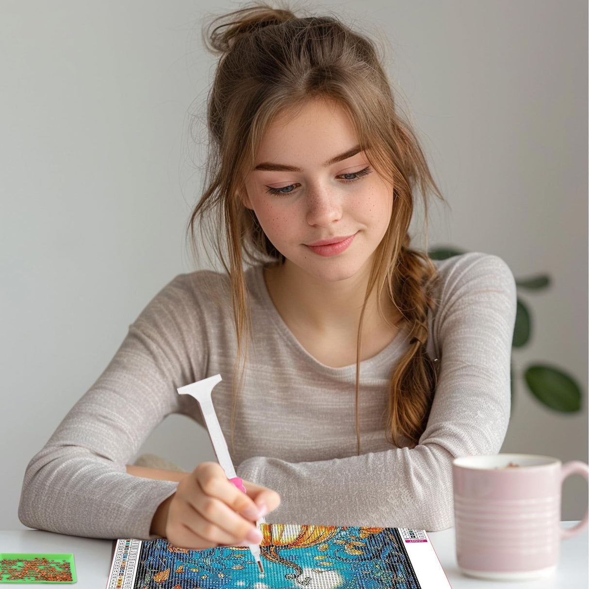 SENQAO Halloween Diamond Art Painting Kits for Adults, 5D Fall Pumpkin Diamond Art Kits for Beginners, DIY Paint by Numbers with Full Drill Diamond Dots for Home Wall Art Decor Halloween 12x12inch SENQAO