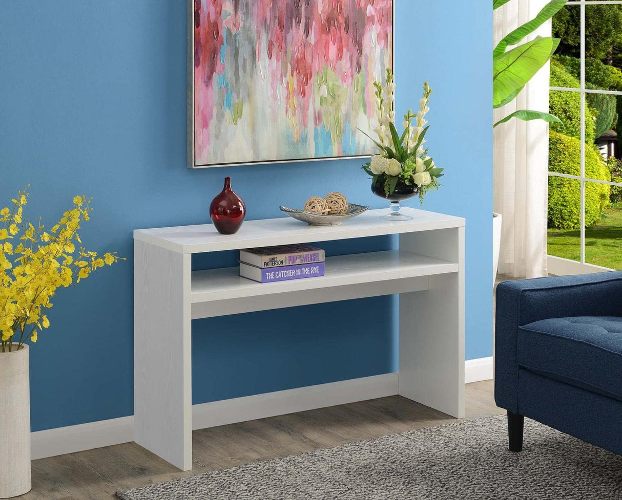 Convenience Concepts Northfield Deluxe Console Table, White Convenience Concepts