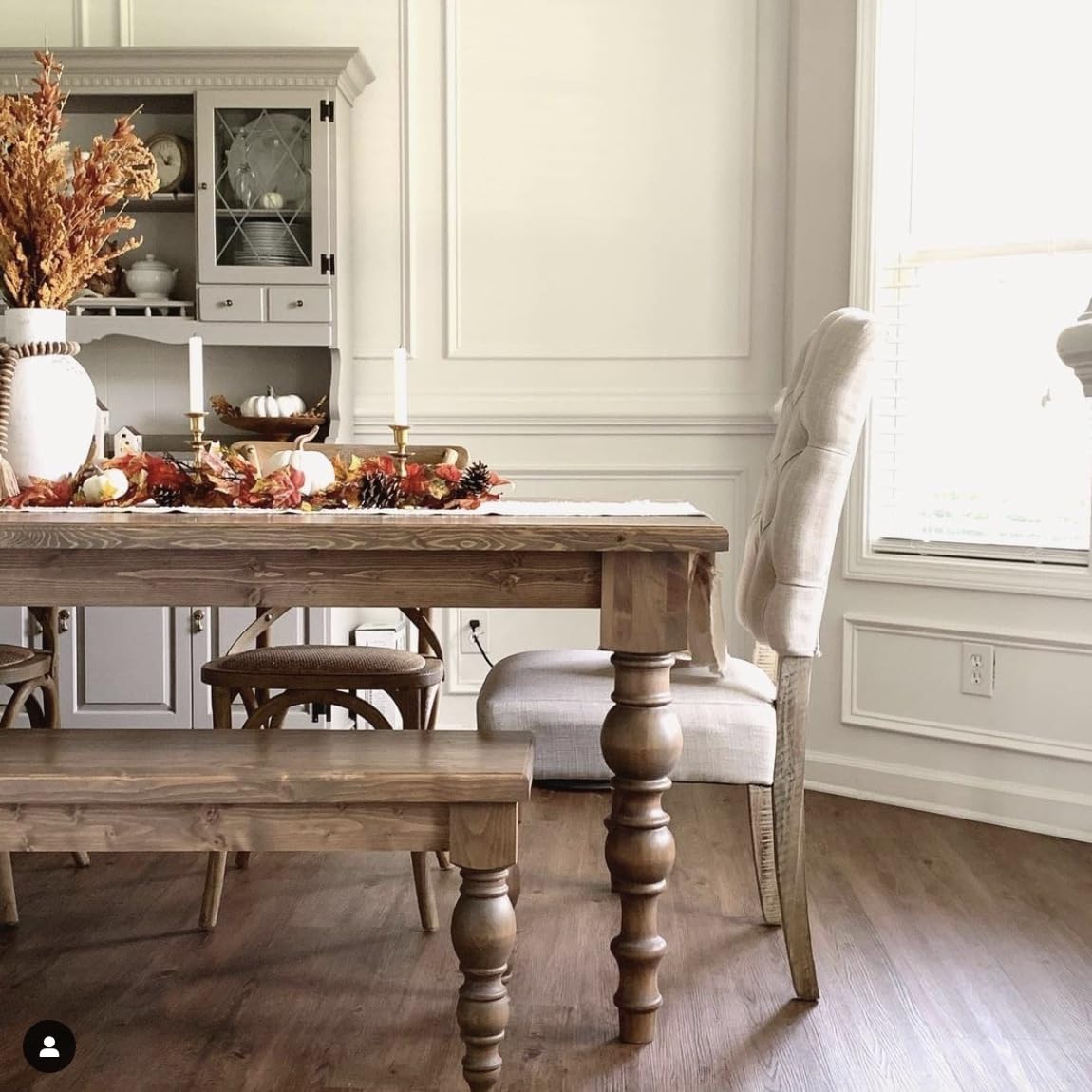 CAROLINA LEG CO. Modern Chunky Bench Legs - Perfect for Coffee Tables - Set of 4 - Made in NC - Dimensions: 3.5" x 16" CAROLINA LEG CO.