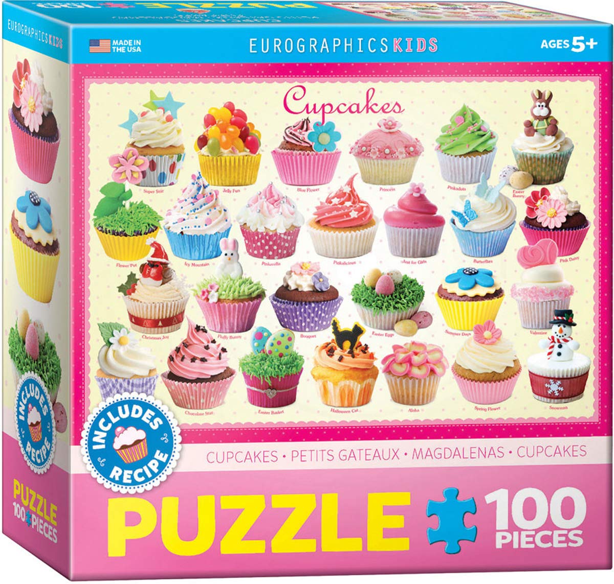 Eurographics Cupcakes Puzzle, 100-Piece EuroGraphics