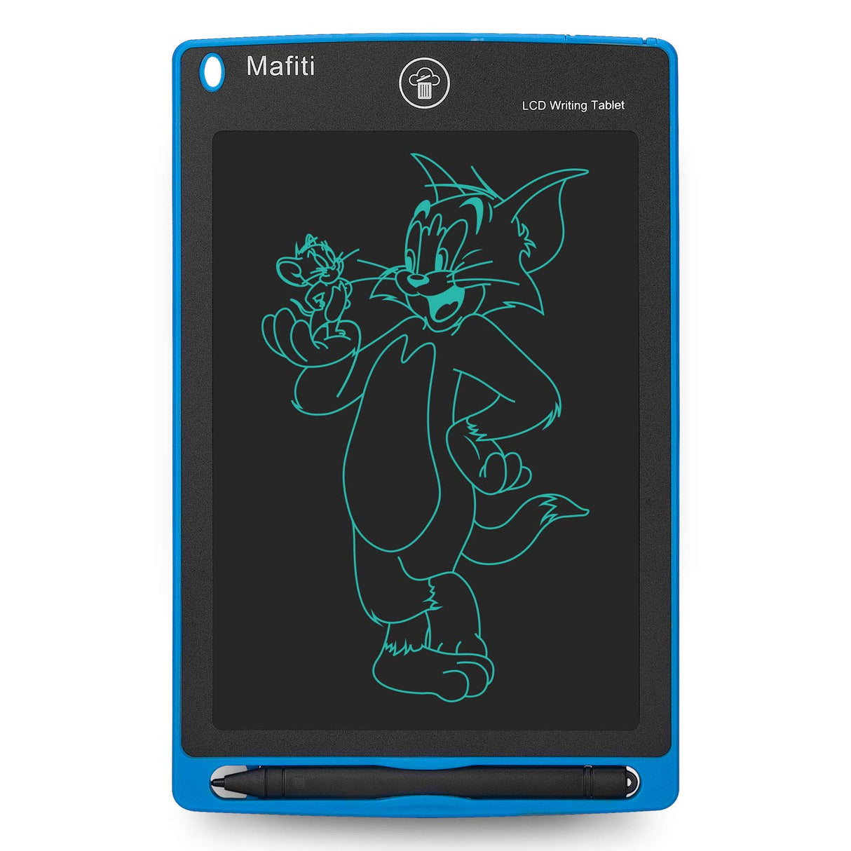 Mafiti LCD Writing Tablet 8.5 Inch Electronic Writing Drawing Pads Portable Doodle Board Gifts for Kids Office Memo Home Whiteboard Blue mafiti
