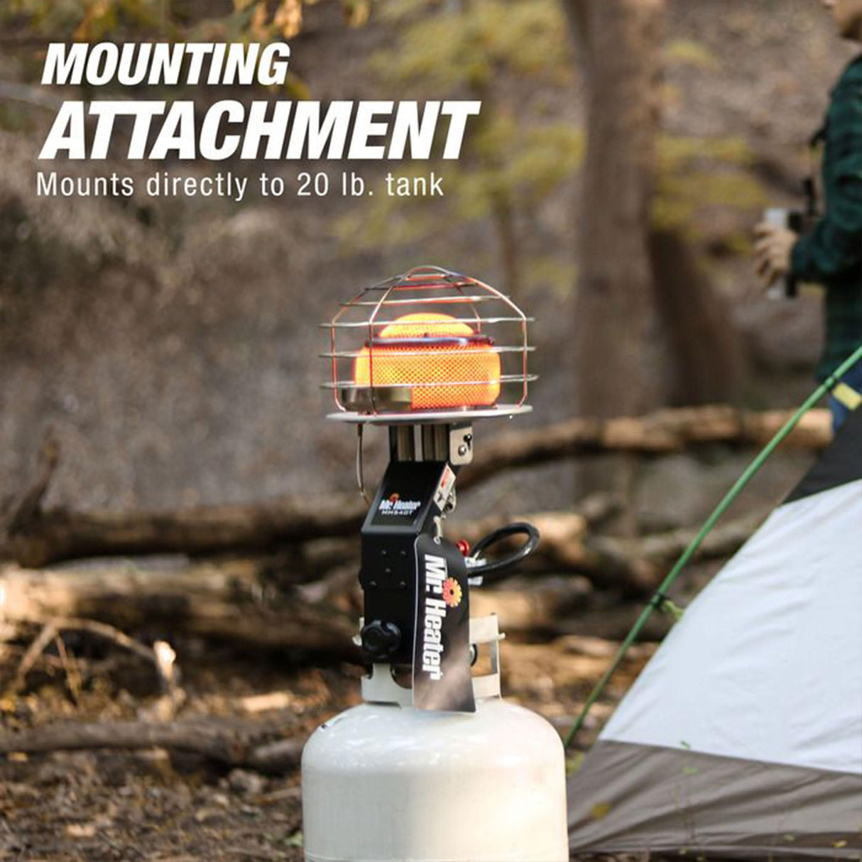 Mr. Heater MH540T 540-Degree 45,000 BTU Radiant Tank Top Portable Propane Heater For Sporting Events, Hunting, Fishing, Camping, Tailgating & Porches Mr. Heater