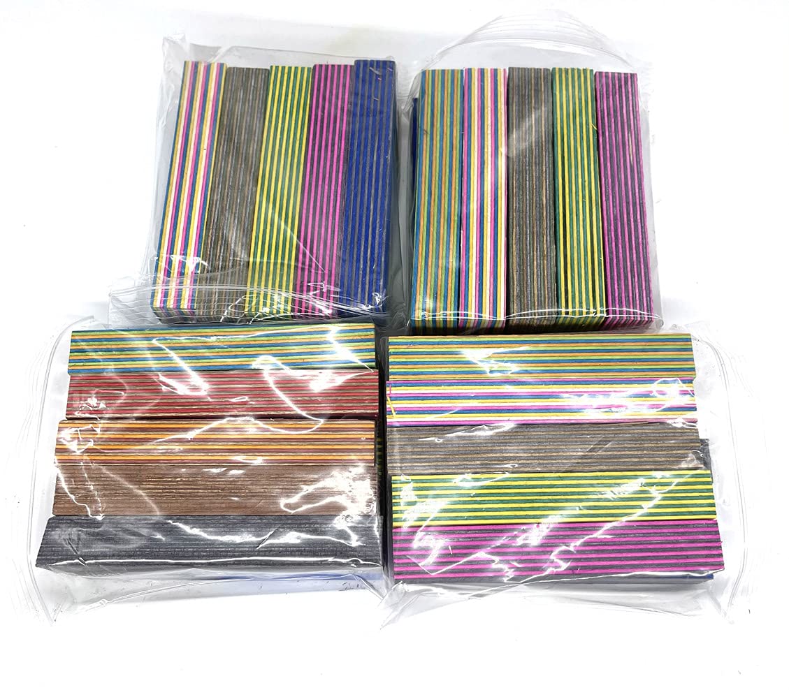 Pen Kit Mall - Spectraply 22 pc Assorted Pen Blanks Dyed Birch Vibrant Colors Pen Kit Mall